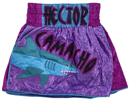 Hector Macho Camacho Fight Worn Shorts Versus Troy Lowry on February 3, 2001 (Manager Provenance)
